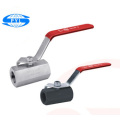 Carbon steel full welded plastic ball valve dn40